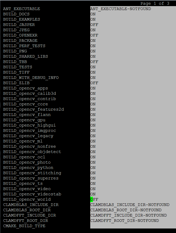 Configuration Setting 1 / 3