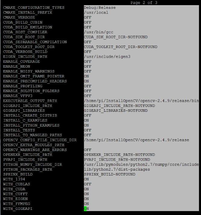 Configuration Setting 2 / 3