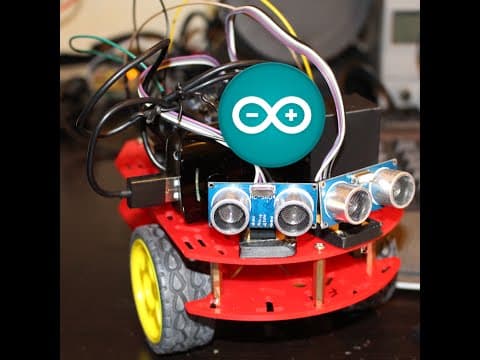 Arduino Robots - How to use Ping Ultrasonic Sensor To Control Motors