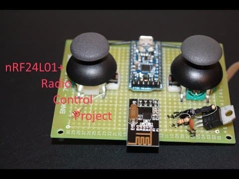 nRF24L01+ Radio Controlled Tank