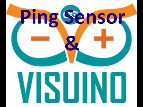 Visuino Ping Sensor