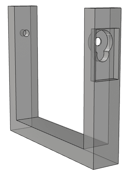 Web Camera Holder Outer Layout