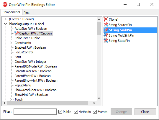 Delphi Pin Binding Manager